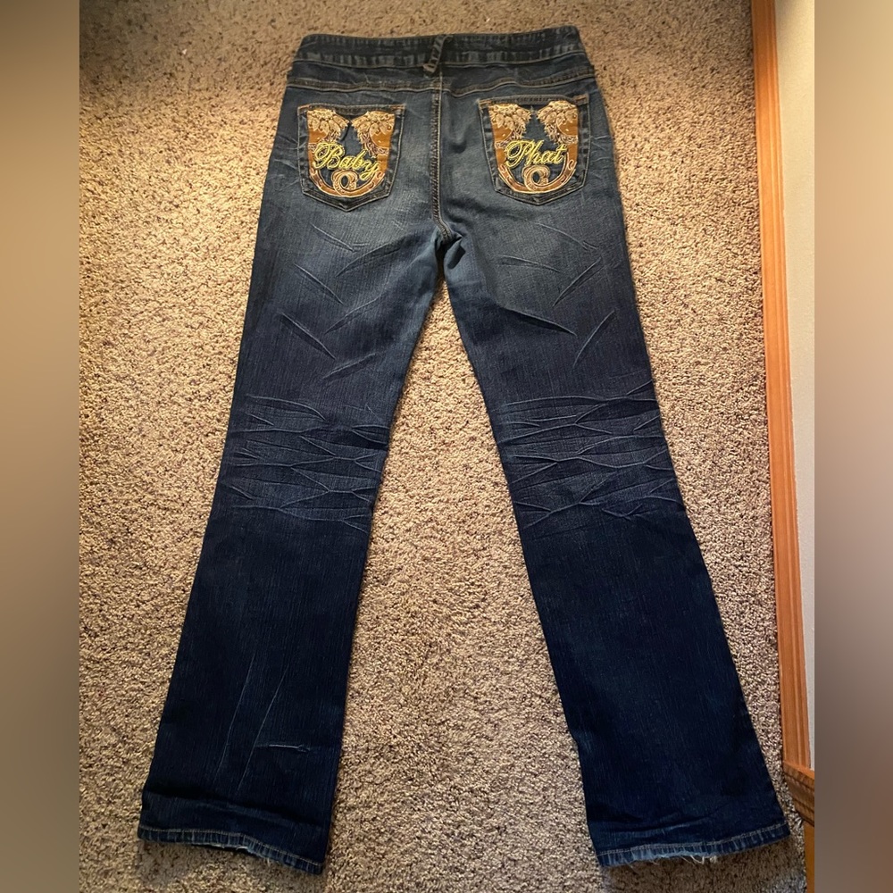 Baby Phat jeans vintage y2k! Size 13 women. Small damage.